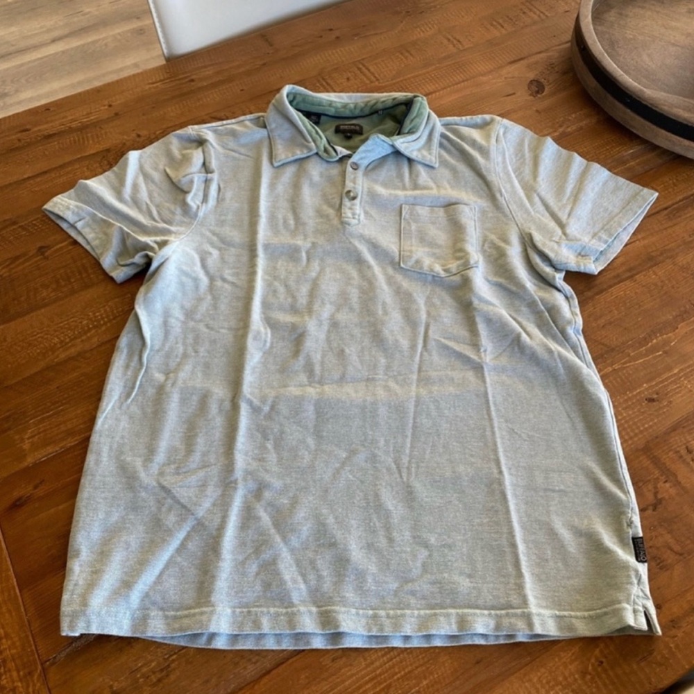 Buffalo DavidBitton Green Short Sleeve Dress Shirt